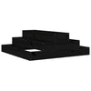 VIDAXL -Planungsbox 80x80x27 cm Festkiefer schwarz