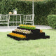 VIDAXL -Planungsbox 80x80x27 cm Festkiefer schwarz