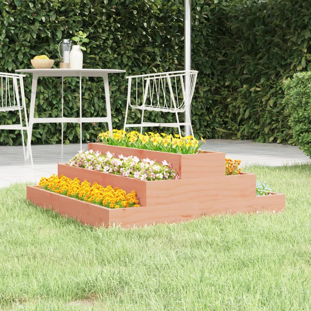 VIDAXL -Planungsbox 80x80x27 cm Solid Douglashout