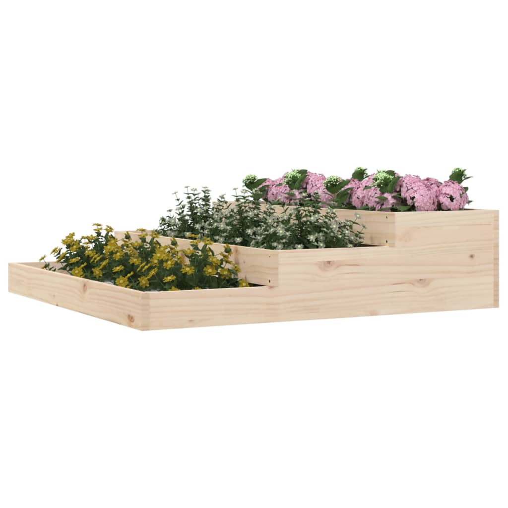 VIDAXL -Planungsbox 107x107x27 cm Festkiefer