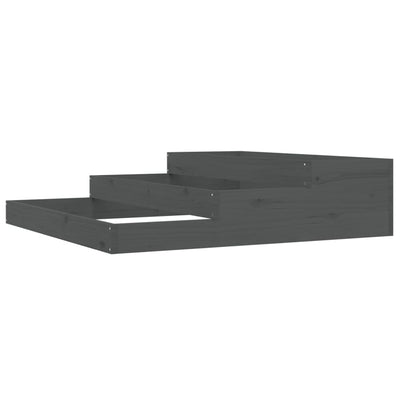 VIDAXL -Planungsbox 107x107x27 cm Festkiefergrau