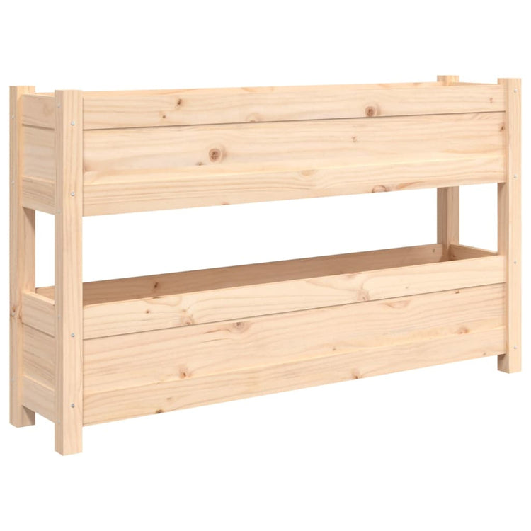 VIDAXL -Planungsbox 112x25x66 cm Festkiefer