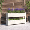 VIDAXL -Planungsbox 112x25x66 cm Festkiefer weiß