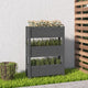 VIDAXL -Planungsbox 77x25x104.5 cm Festkiefergrau