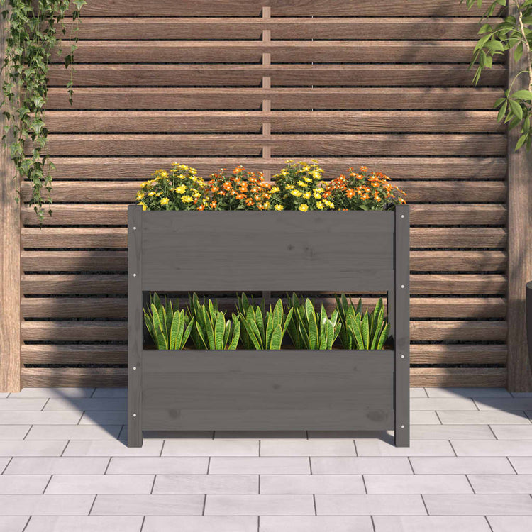 VIDAXL -Planungsbox 77x25x66 cm Festkieferngrau grau grau