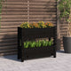 VIDAXL -Planungsbox 77x25x66 cm Festkiefer schwarz