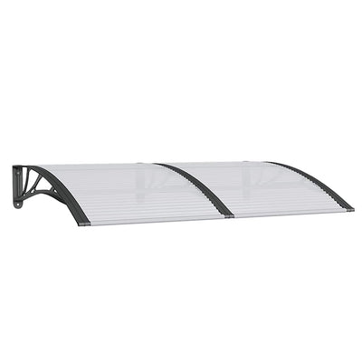 Vidaxl -Tür -Baldachin 150x100 cm Polycarbonat schwarz