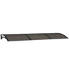 Vidaxl -Tür -Baldachin 300x100 cm Polycarbonat schwarz