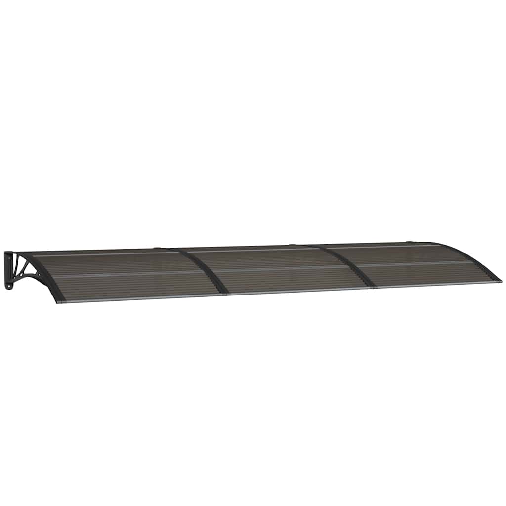 Vidaxl -Tür -Baldachin 300x100 cm Polycarbonat schwarz