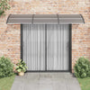 Vidaxl -Tür -Baldachin 300x100 cm Polycarbonat schwarz