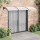 Vidaxl -Tür -Baldachin 300x75 cm Polycarbonat schwarz und transparent