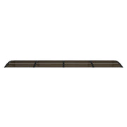 Vidaxl -Tür -Baldachin 350x75 cm Polycarbonat schwarz - afbeelding 3