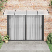 Vidaxl -Tür -Baldachin 350x100 cm Polycarbonat schwarz - afbeelding 3