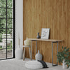 Vidaxl -Wandpaneele Holz 2,06 m² PVC Braun