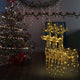 Vidaxl Weihnachtsdekorationen Rentier 3 PCs 60x16x100 cm Acrylic
