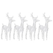 Vidaxl Weihnachten Tiere 4 St 160 LEDs Acryl warmes Weiß - afbeelding 3