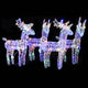 Vidaxl Weihnachten Tiere 4 ST 160 LEDs Acryl mehrschöpft
