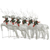 Vidaxl Weihnachten Tiere 6 ST 120 LEDs Gold gefärbt