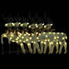 Vidaxl Weihnachten Tiere 6 ST 120 LEDs Gold gefärbt