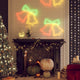 VidaXL Weihnachtsfigurenuhren mit 72 LEDs 2 Stück 50x56 cm