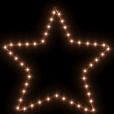 Vidaxl Christmas Figuren Sterne mit 48 LEDs 2 ST 56 cm warmes Weiß - afbeelding 3