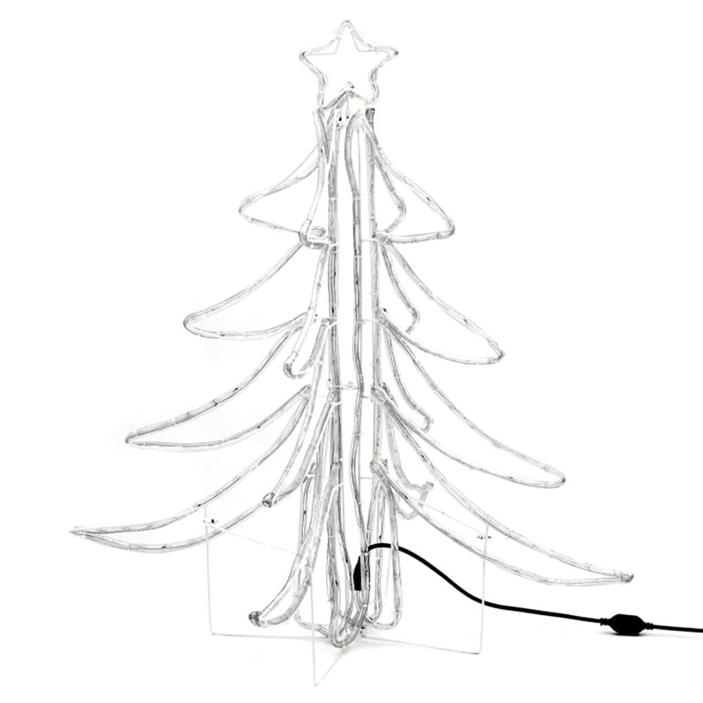 Vidaxl Weihnachten Figurenausleger 3 -PCs mit LEDs 87x87x93 cm warmes Weiß gefaltet
