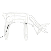 Vidaxl Weihnachten Figur Rentier 2 PCs 73x31x45 cm warmes Weiß - afbeelding 3