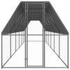 Vidaxl Buitenhok für Hühner 2x12x2 M verzinkte Stahl