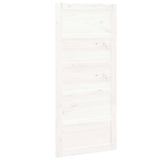 Vidaxl Schiebetür 90x1.8x204.5 cm Festkiefer weiß - afbeelding 2