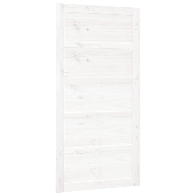 Vidaxl Schiebetür 100x1.8x204,5 cm Festkiefer weiß