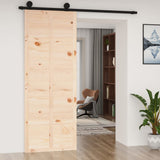 VIDAXL -Schiebetür 80x1.8x214 cm Festkiefer - afbeelding 3