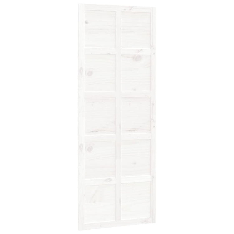 Vidaxl Schiebetür 80x1.8x214 cm Festkiefer weiß