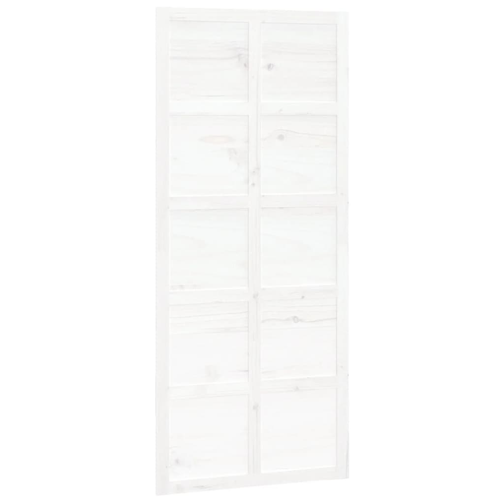 Vidaxl Schiebetür 90x1.8x214 cm Festkiefer weiß