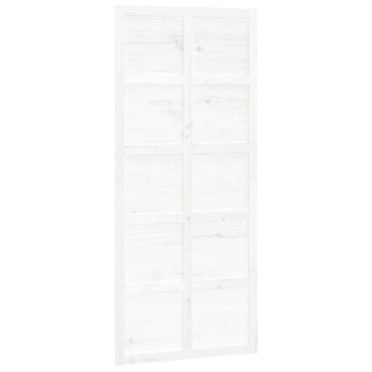 Vidaxl Schiebetür 90x1.8x214 cm Festkiefer weiß
