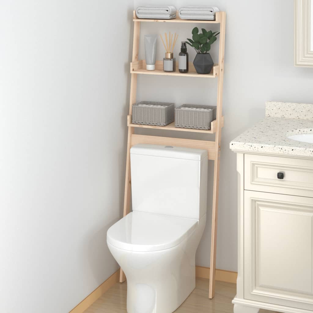 Vidaxl Toilettenregal 63,5x32x179 cm Festkiefer