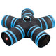 Vidaxl Cat Tunnel 5-fach 25 cm Polyesterschwarz und Blau