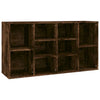 Vidaxx Schuhbank 103x30x55 cm verarbeitetes Holz, geräucherte Eiche
