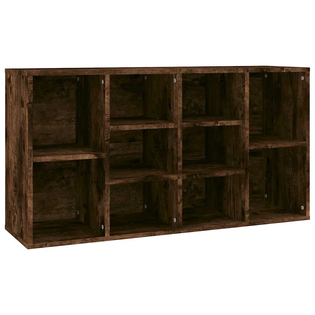 Vidaxx Schuhbank 103x30x55 cm verarbeitetes Holz, geräucherte Eiche