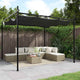 VIDAXL -Pergola mit ausziehbarem Dach 295x292x230 Anthrazit -gelöscht