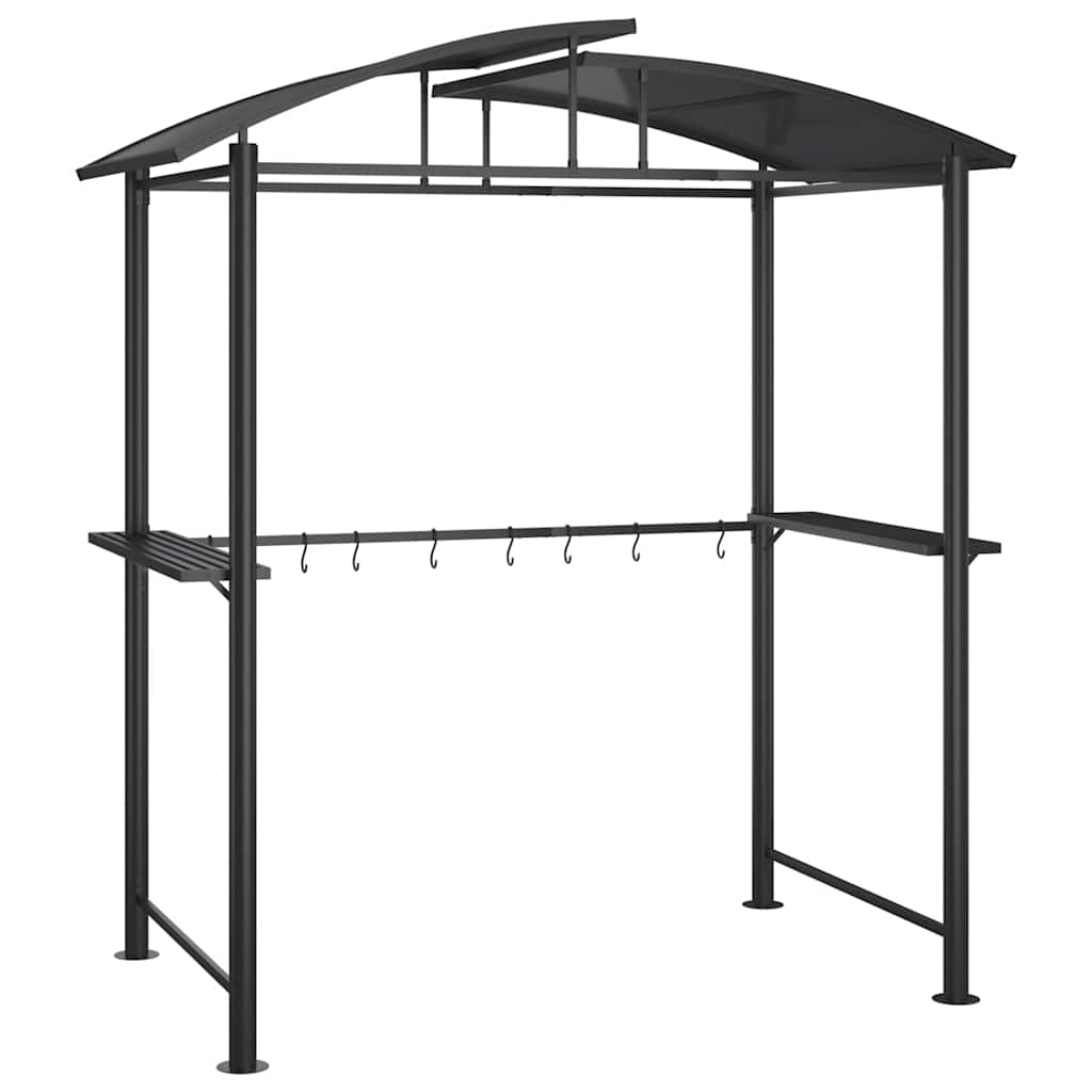 Vidaxx Grillüberdachung 210x114x230 cm Stahl Anthrazit