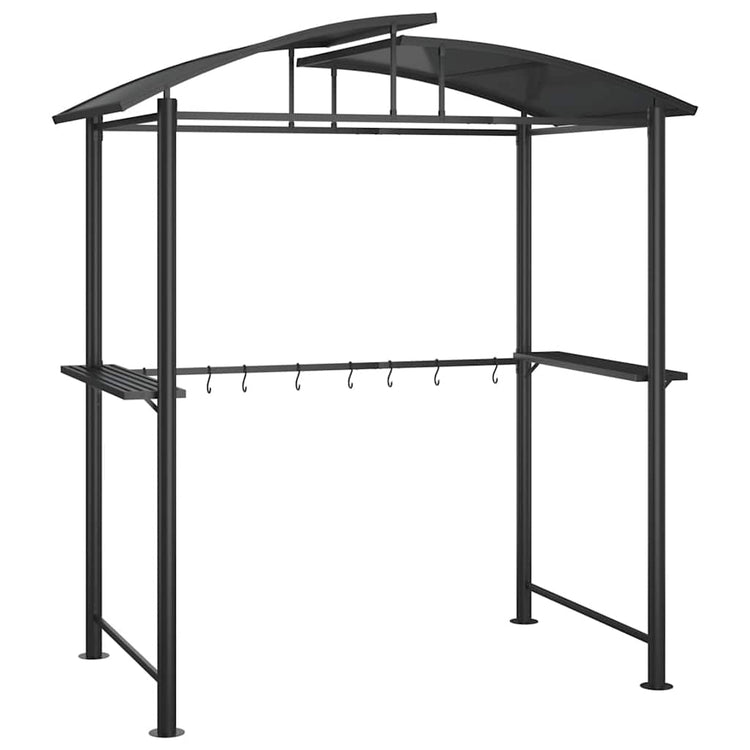 Vidaxx Grillüberdachung 210x114x230 cm Stahl Anthrazit