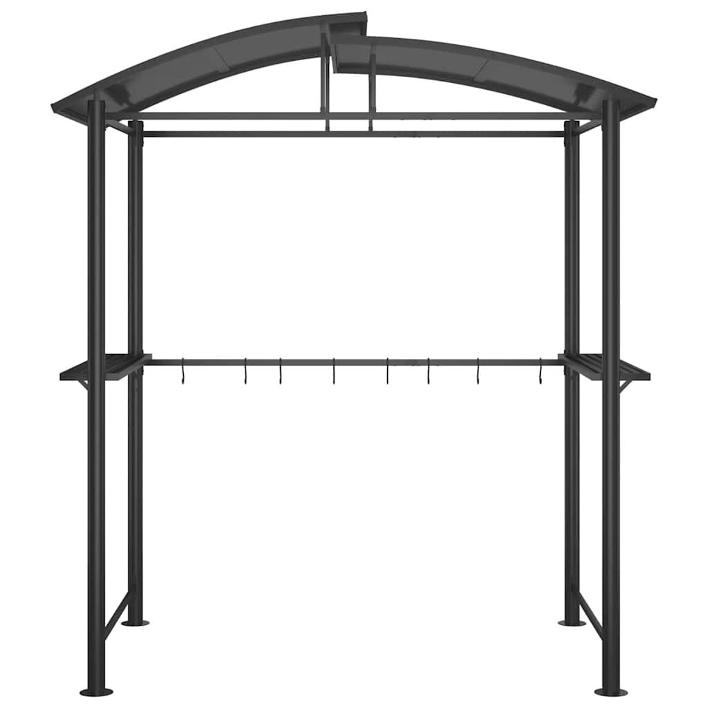 Vidaxx Grillüberdachung 210x114x230 cm Stahl Anthrazit