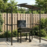 Vidaxx Grillüberdachung 210x114x230 cm Stahl Anthrazit - afbeelding 1