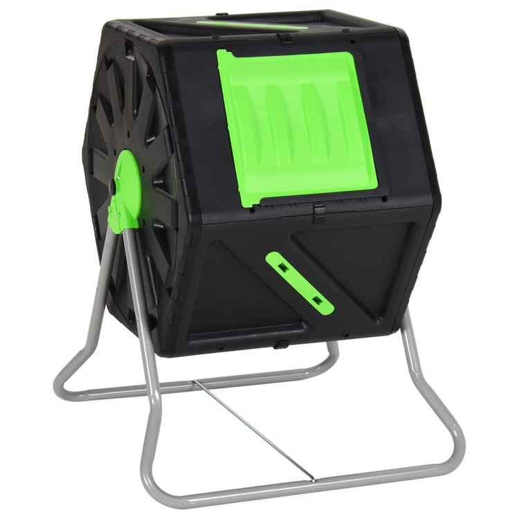 VIDAXL -Kompostiertrommel 105 L 60x58x74 cm Polypropen