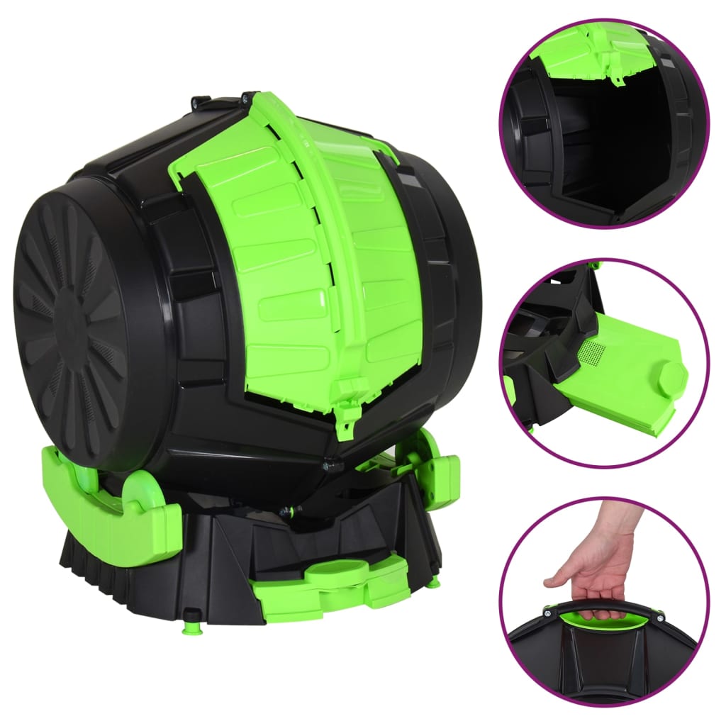 Vidaxl Drum Compost 49.5x445x57 cm 50 l