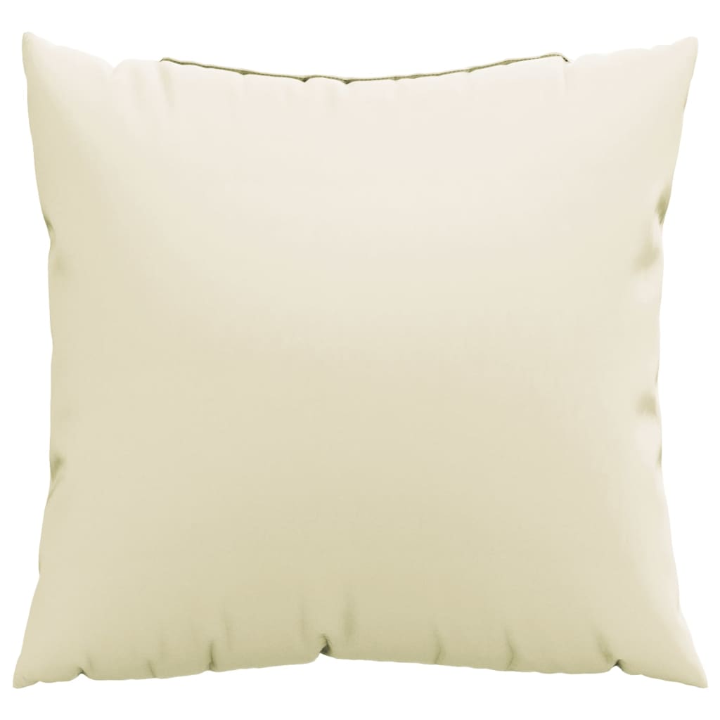 Vidaxl -Sofa -Kissen 4 Stcs 40x40 cm Stoffcreme farbig