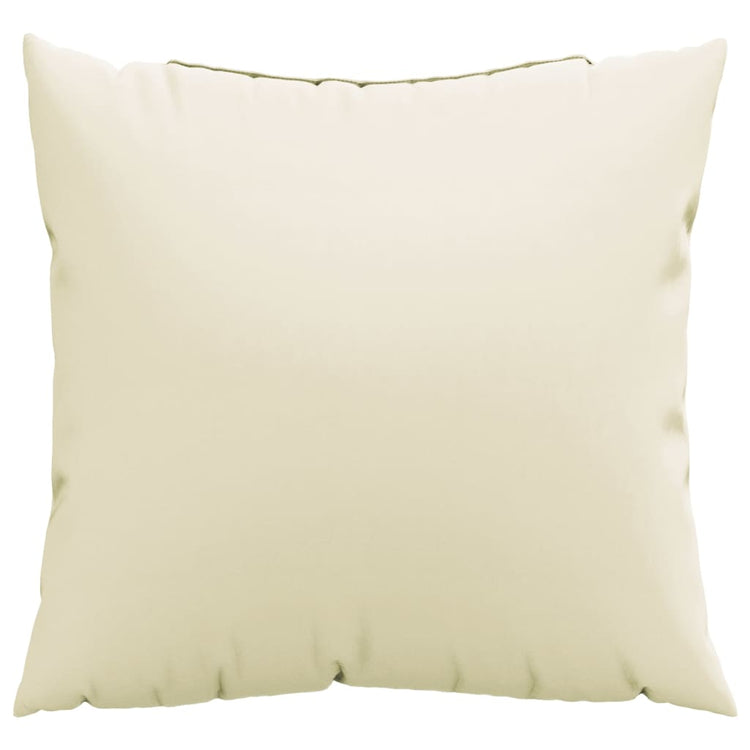 Vidaxl -Sofa -Kissen 4 Stcs 40x40 cm Stoffcreme farbig