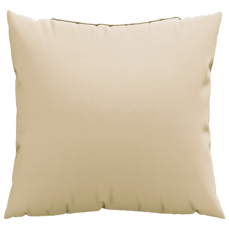 Vidaxl Bank Kissen 4 ST 40x40 cm Stoff Beige