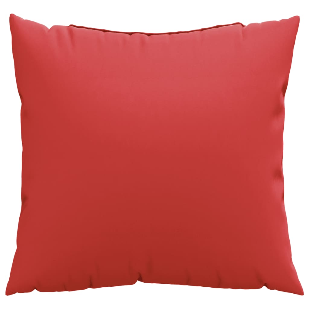 Vidaxl -Sofa -Kissen 4 Stcs 40x40 cm Stoff rot