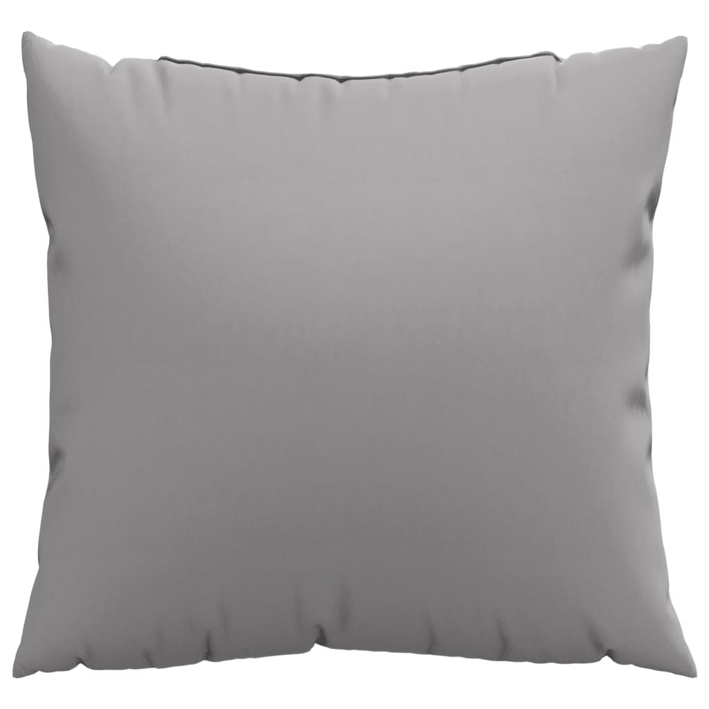 Vidaxl -Sofa -Kissen 4 ST 50x50 cm Stoff grau